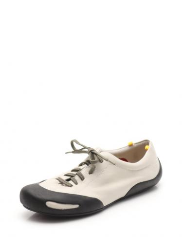 カンペール Camper ドライビングシューズ スニーカー レザー アイボリー 黒 ハイブランド ブランド専門の中古通販サイト 4622