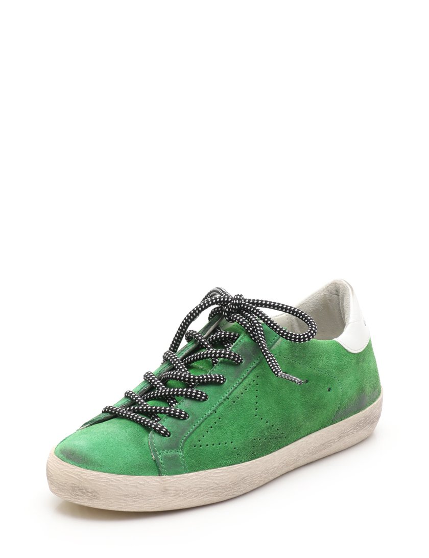 ゴールデングース Golden Goose Superstar スーパースター スニーカー スエード 緑 Used加工 ハイブランド ブランド専門の中古通販サイト