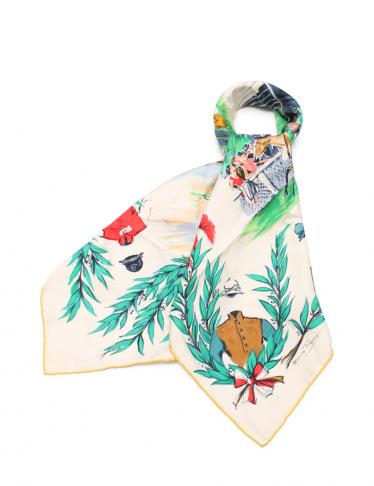 HERMES・財布・小物・カレ90 「CHANTILLY」 スカーフ シルク