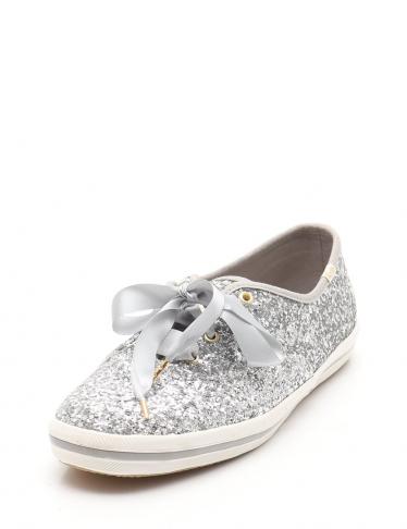 ケイトスペード Kate Spade Kate Spade Keds スニーカー キャンバス グリッター シルバー ハイブランド ブランド専門の中古通販サイト