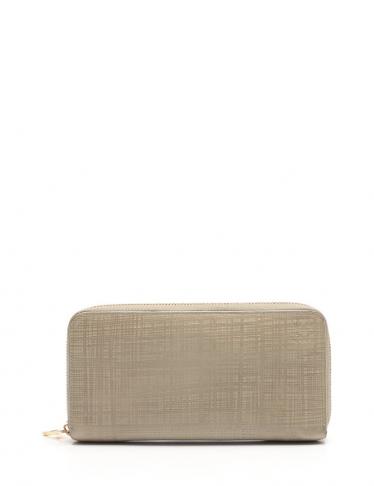 ロエベ(LOEWE)リネン|ラウンドファスナー長財布|レザー