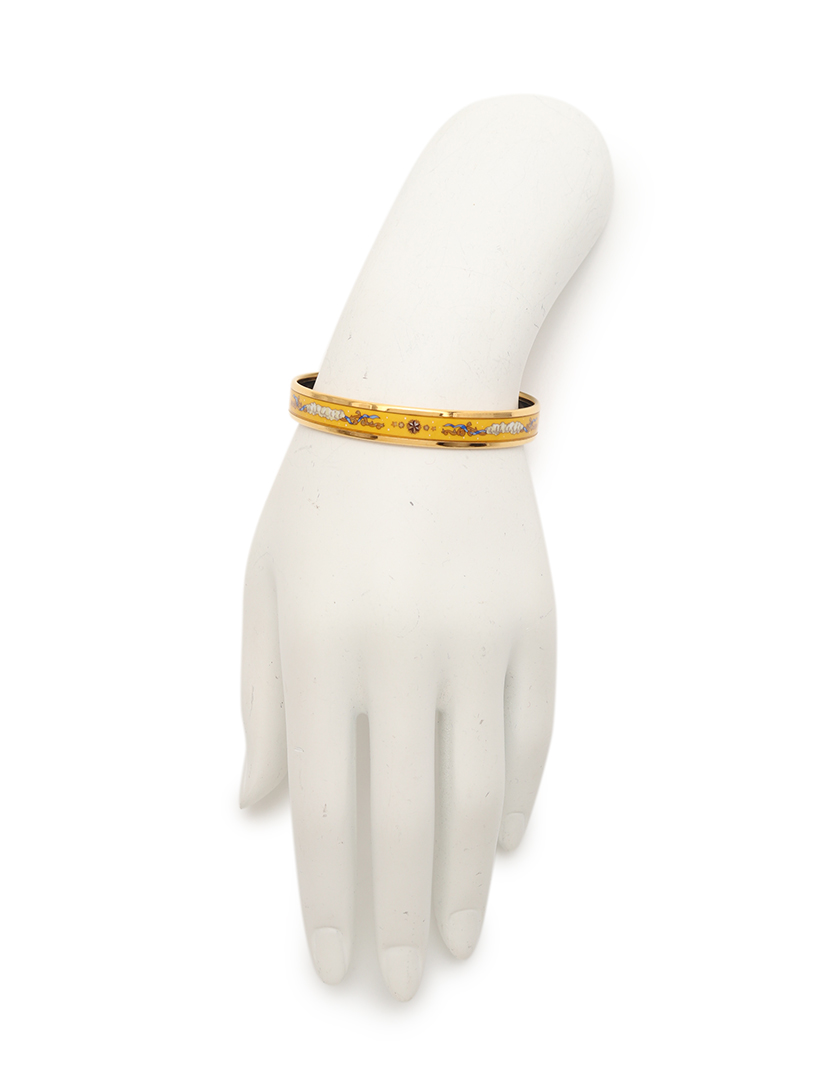エルメス(HERMES)エマイユPM|バングル|七宝|黄|ゴールド|ハイブランド・ブランド専門の中古通販サイト(470695)