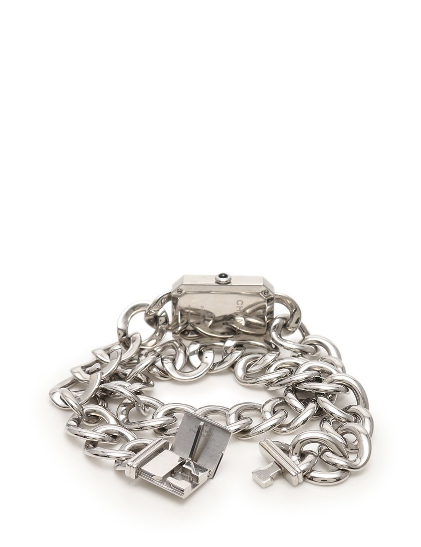 シャネル Chanel プルミエール ロック 腕時計 レディース クオーツ Ss シルバー 2連チェーン ハイブランド ブランド専門の中古通販サイト