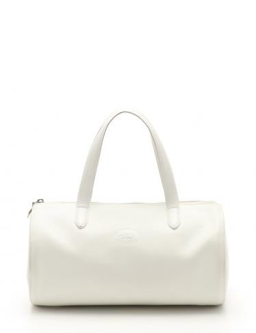ロンシャン Longchamp ハンドバッグ レザー 白 ハイブランド ブランド専門の中古通販サイト