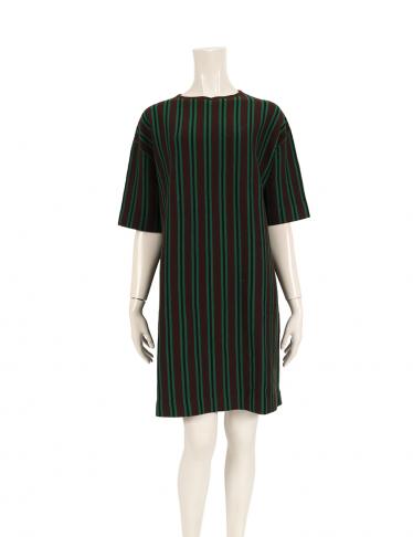 ドリスヴァンノッテン Dries Van Noten ニット ワンピース ストライプ 茶 緑 黒 ハイブランド ブランド専門の中古通販サイト