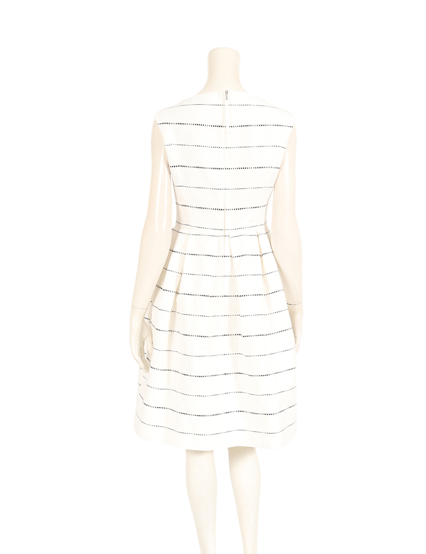 フォクシー Foxey Horizon ホライズン ワンピース 白 黒 ハイブランド ブランド専門の中古通販サイト