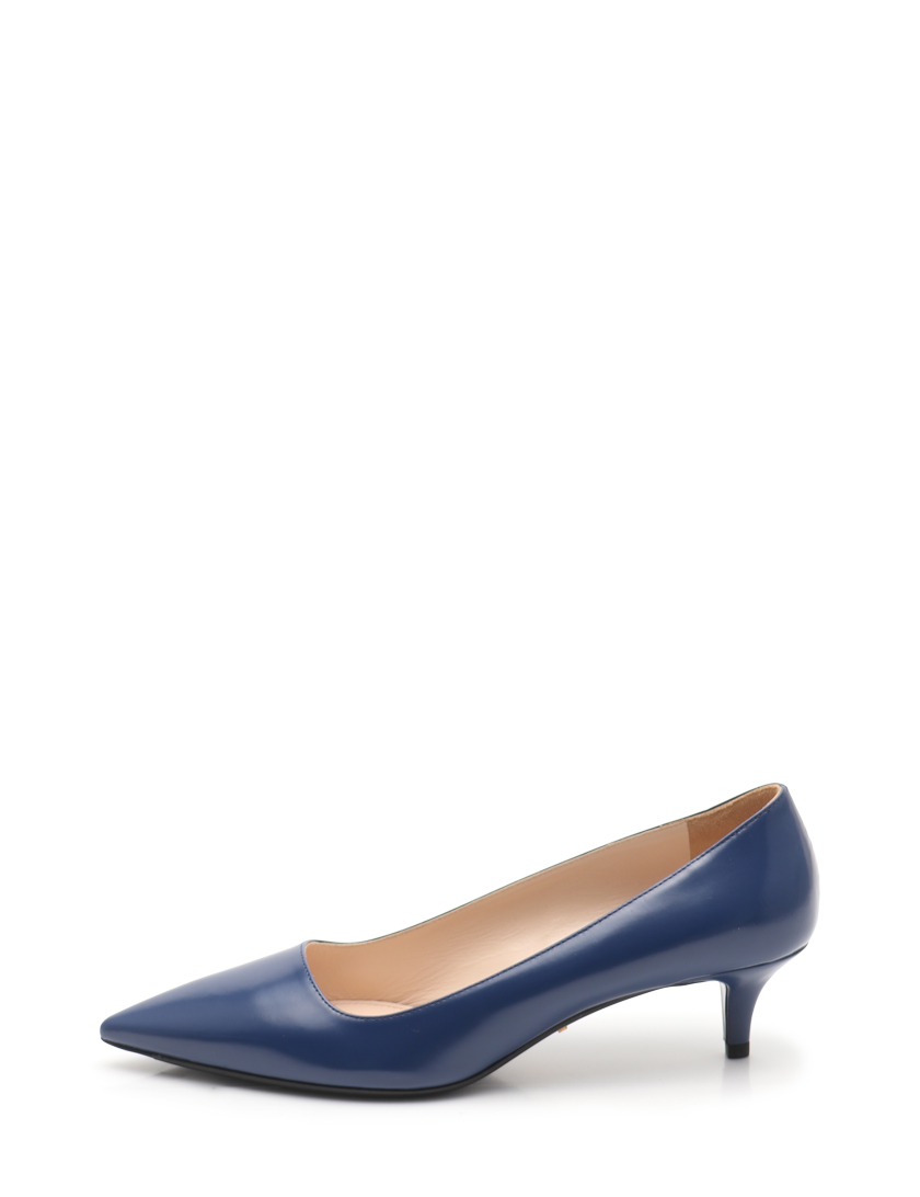 プラダ(PRADA)|ポインテッドトゥパンプス|レザー|青|ハイブランド・ブランド専門の中古通販サイト(479600)