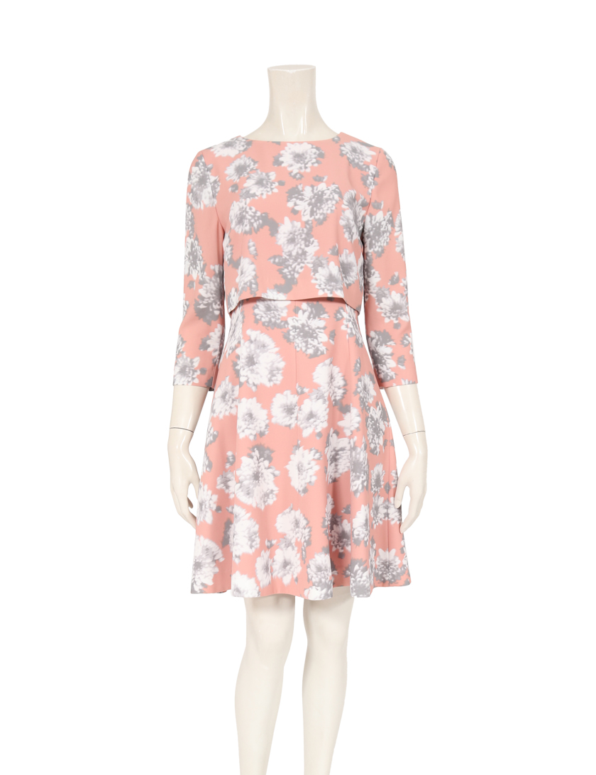 ダイアグラムグレースコンチネンタル Diagram Grace Continental ワンピース 花柄 ピンク 白 グレー ハイブランド ブランド専門の中古通販サイト