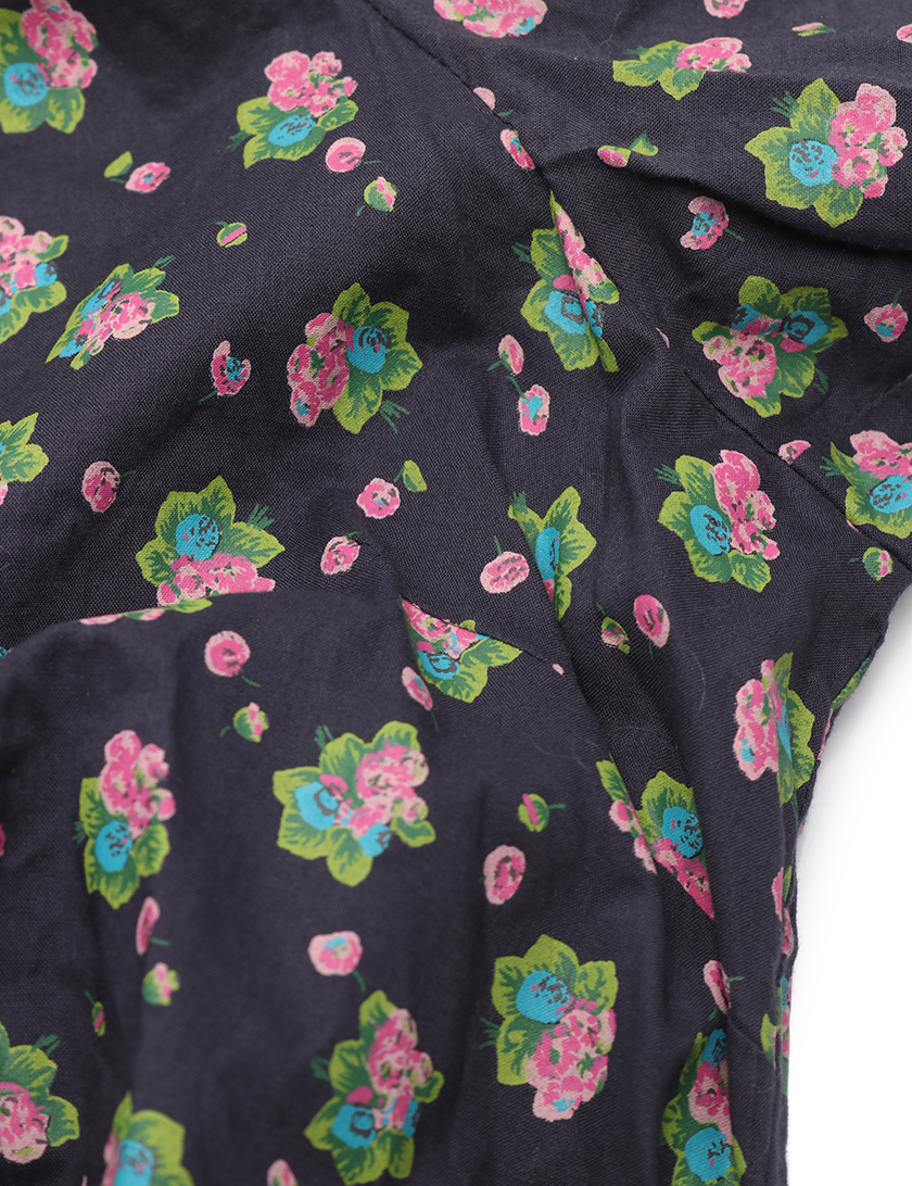 シーバイクロエ See By Chloe ワンピース 花柄 ネイビー ピンク 緑 ハイブランド ブランド専門の中古通販サイト 4902