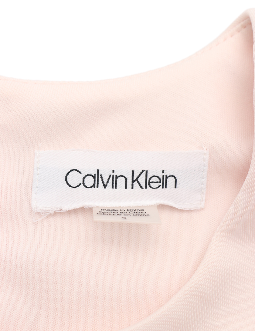 カルバンクライン Calvin Klein ワンピース ライトピンク フェイクパール ハイブランド ブランド専門の中古通販サイト