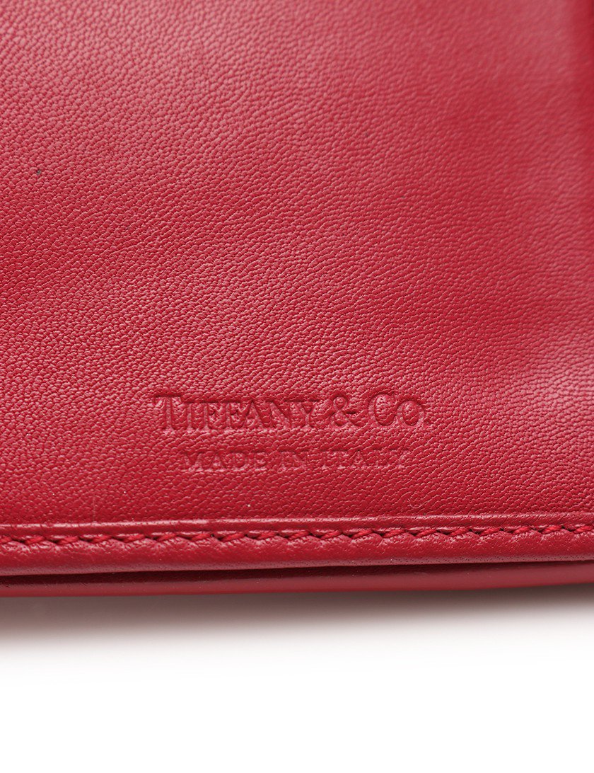 ティファニー Tiffany Co 三つ折り財布 レザー 赤 ハイブランド ブランド専門の中古通販サイト