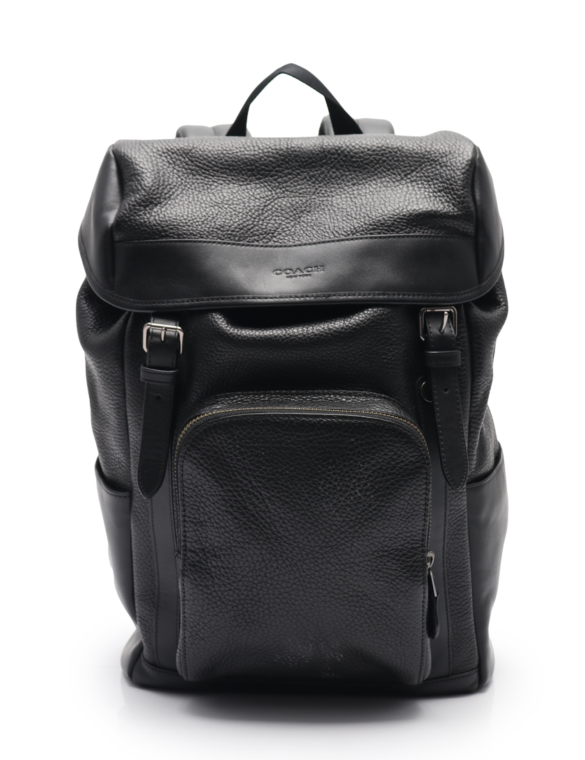 コーチ(COACH)ヘンリー|バックパック|リュックサック|レザー|黒|ハイブランド・ブランド専門の中古通販サイト(487838)