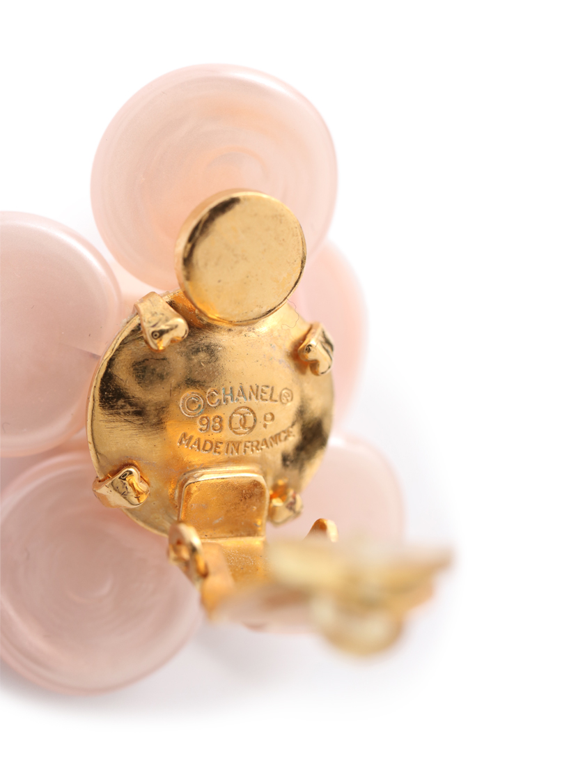 シャネル(CHANEL)カメリア|イヤリング|フェイクパール|ピンク ...
