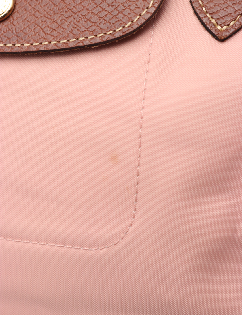 ロンシャン Longchamp ル プリアージュ S トートバッグ ナイロン レザー ピンクベージュ 茶 ハイブランド ブランド専門の中古通販サイト 4864