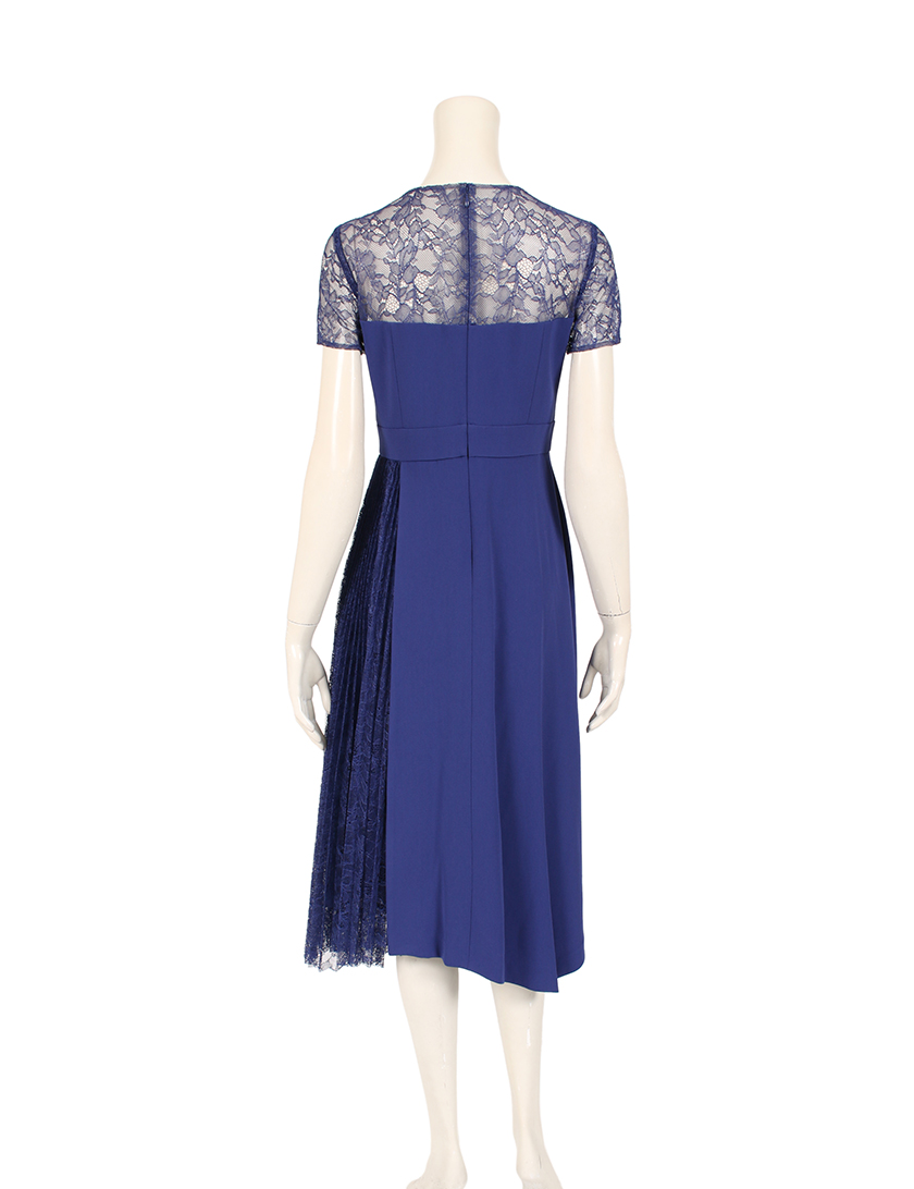 ダイアグラムグレースコンチネンタル Diagram Grace Continental ワンピース レース 青 切替 ハイブランド ブランド専門の中古通販サイト