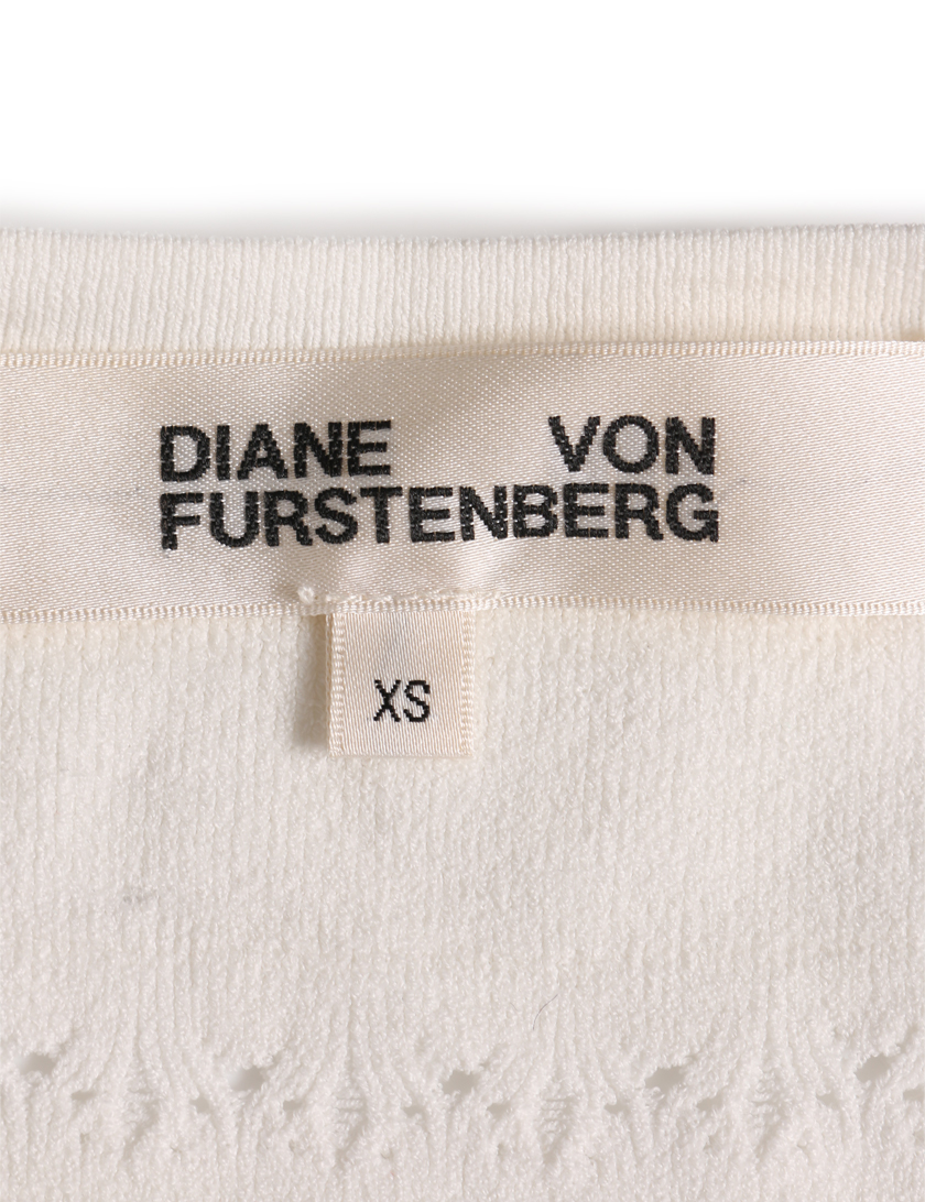 ダイアンフォンファステンバーグ Diane Von Furstenberg ラップワンピース レーヨン 白 ハイブランド ブランド専門の中古通販サイト 4287
