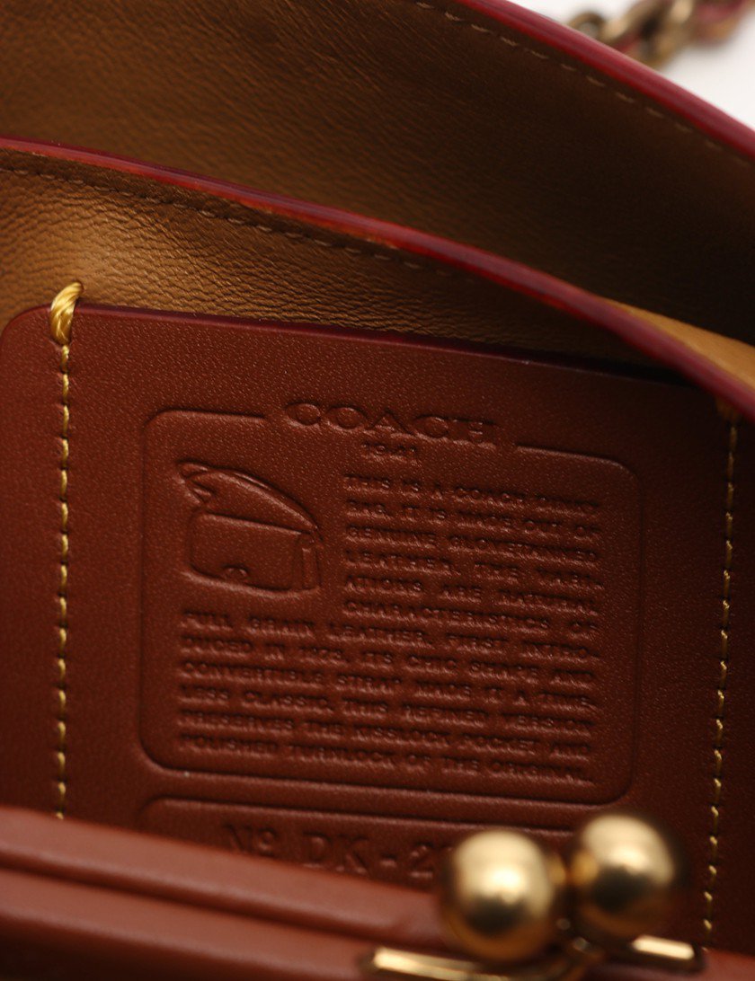 コーチ(COACH)ディンキー|ウィズ|ティー|ローズ|チェーンショルダーバッグ|グラブタンレザー|アイボリー|ベージュ|ハイブランド・ブランド専門の中古通販サイト(502676)