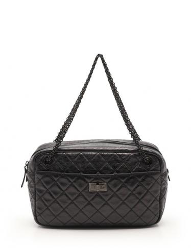 シャネル(CHANEL)|チェーンショルダーバッグ|レザー|黒|ハイブランド・ブランド専門の中古通販サイト(498640)