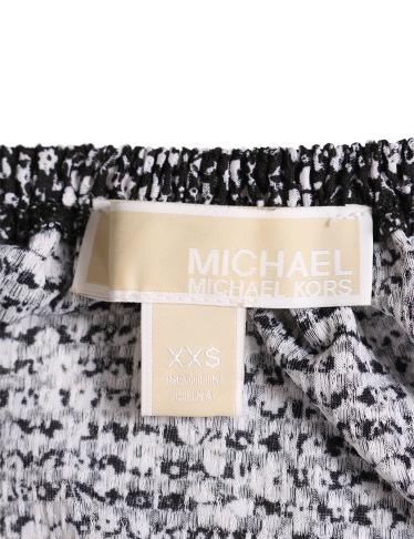 マイケルマイケルコース Michael Michael Kors ワンピース 花柄 黒 白 ハイブランド ブランド専門の中古通販サイト