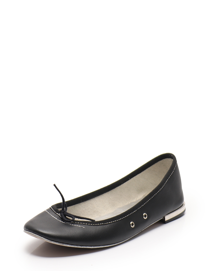 レペット(Repetto)|フラットシューズ|レザー|黒|ショルバー ...