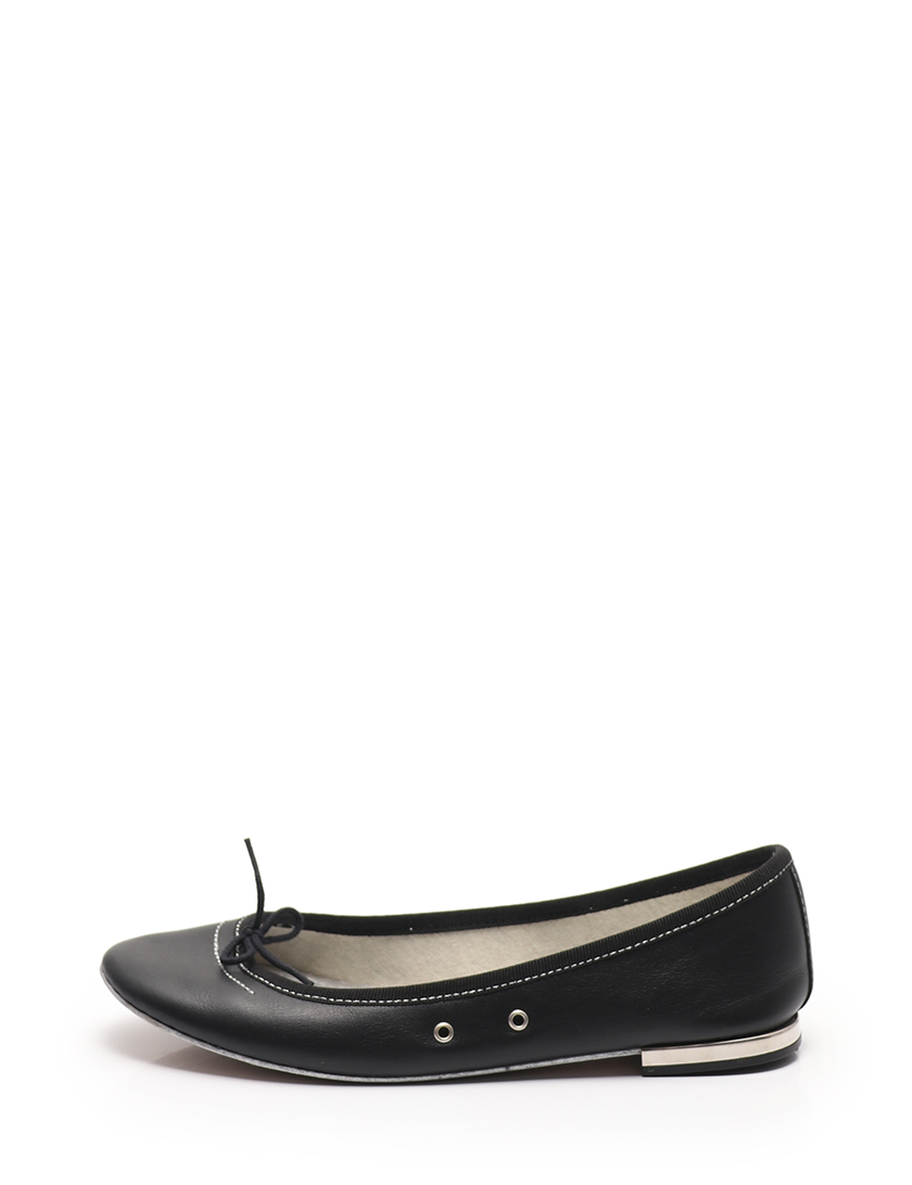 レペット(Repetto)|フラットシューズ|レザー|黒|ショルバー ...