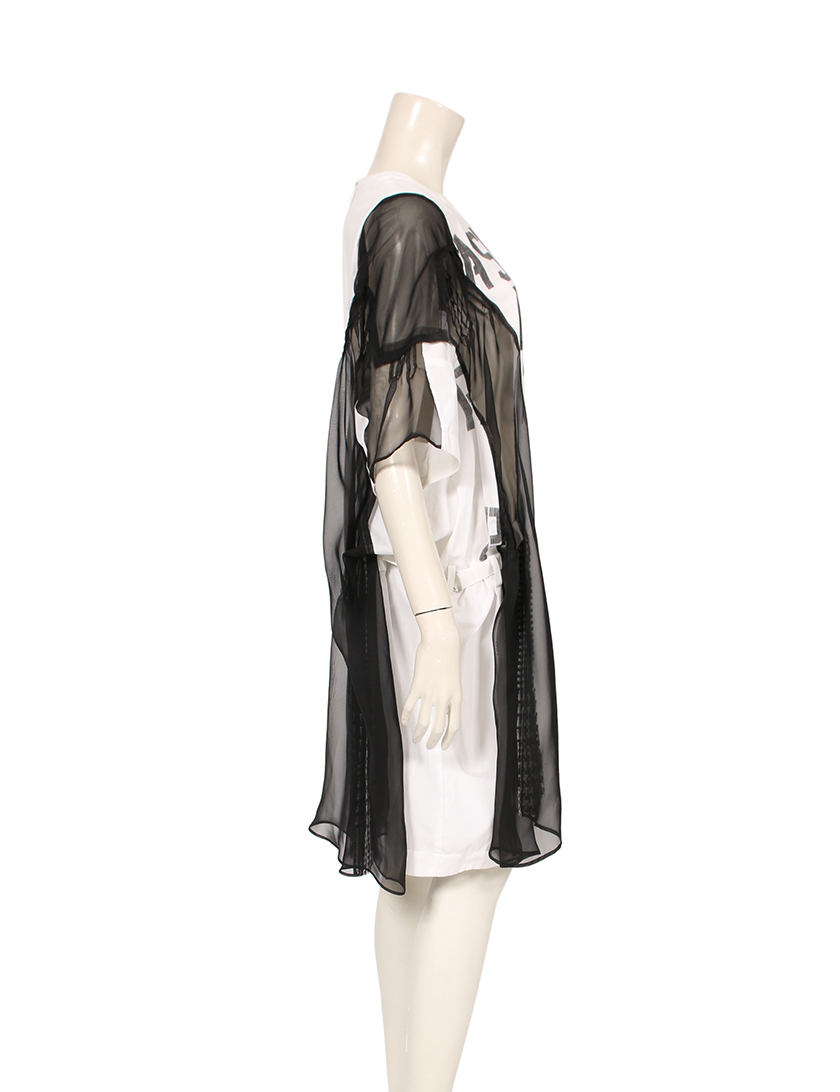 サカイ Sacai ワンピース 白 黒 赤 青 切替 ハイブランド ブランド専門の中古通販サイト