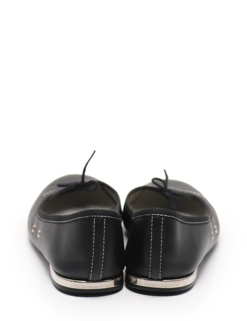 レペット(Repetto)|フラットシューズ|レザー|黒|ショルバー ...