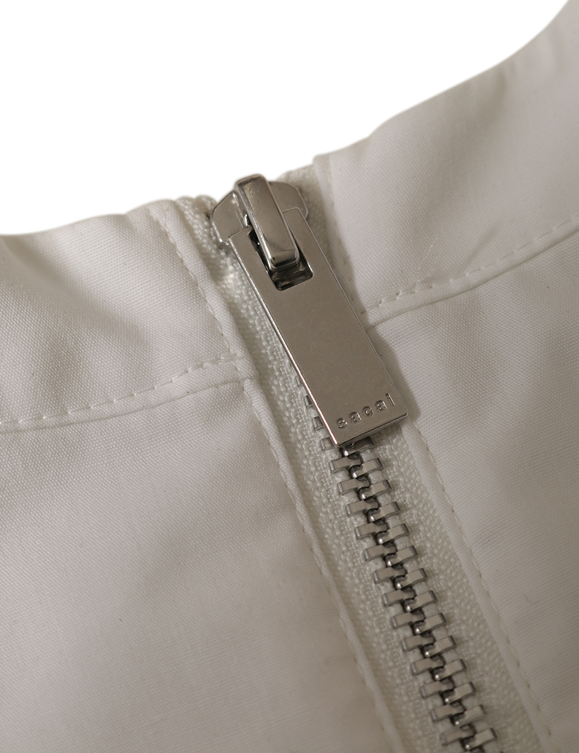 サカイ Sacai ワンピース 白 黒 赤 青 切替 ハイブランド ブランド専門の中古通販サイト