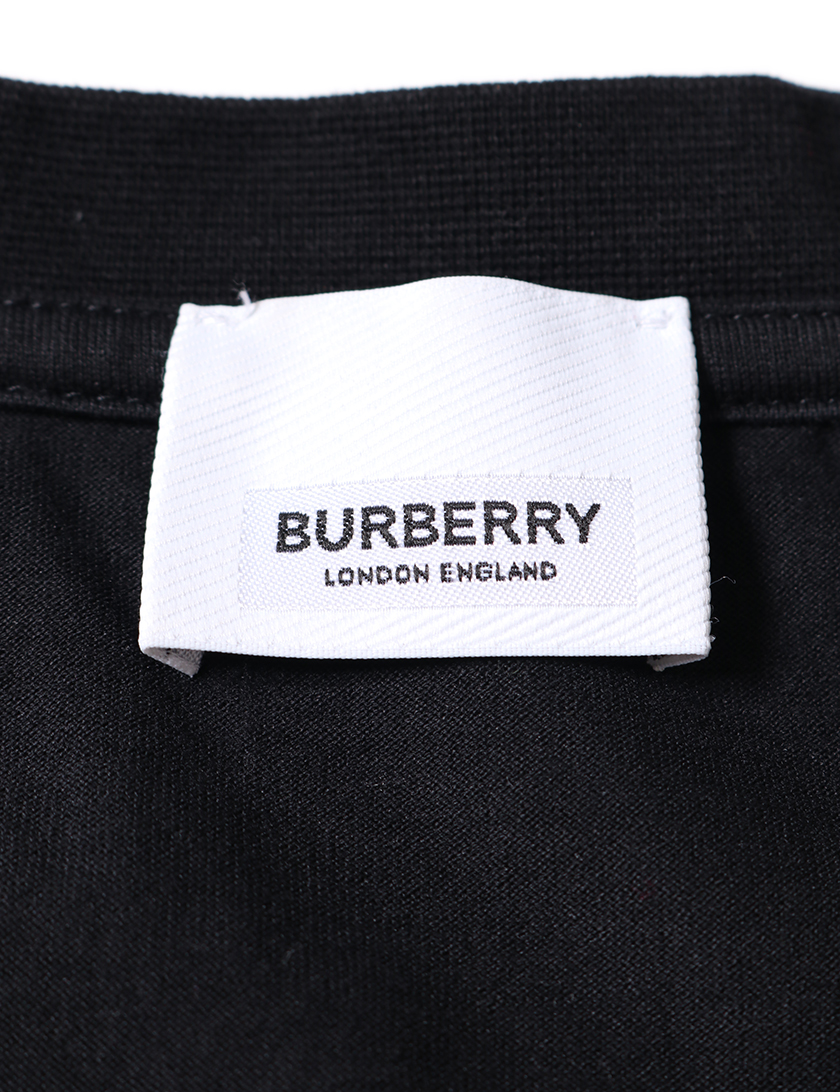 バーバリー(BURBERRY)モンタージュプリント|コットン|オーバーサイズ|Tシャツ|バンビ|黒|マルチカラー|ハイブランド・ブランド専門の中古通販サイト(504938)