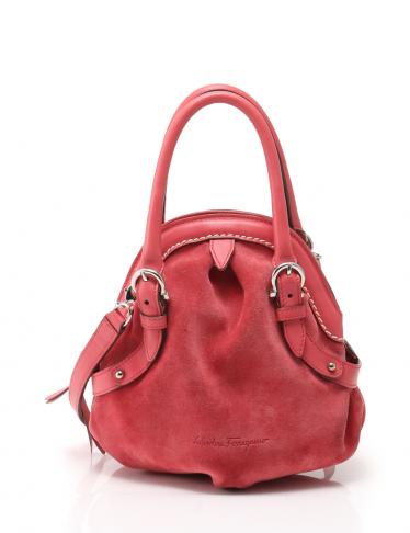 Salvatore Ferragamo・バッグ・スエード2WAYショルダーバッグ