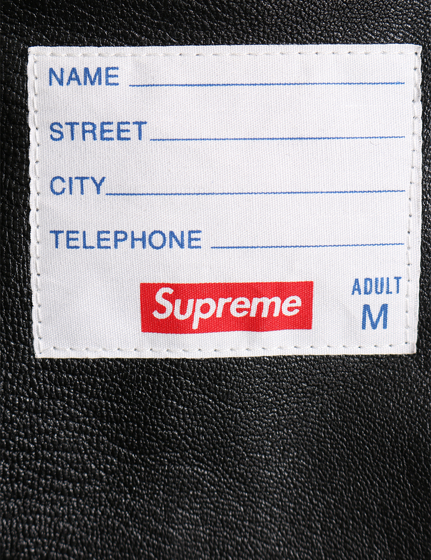シュプリーム Supreme Studded Arc Logo Leather Jacket ジャケット レザー 黒 18ss ハイブランド ブランド専門の中古通販サイト 5096