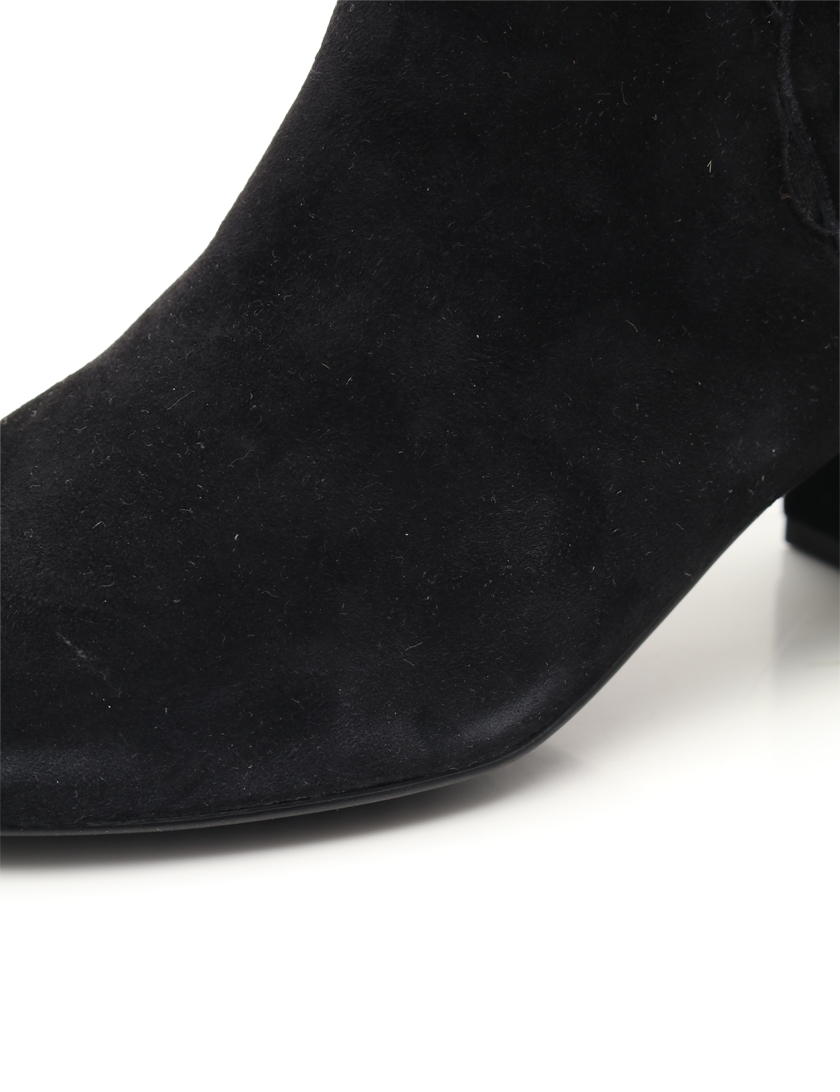 コールハーン Cole Haan Lear Bootie ショートブーツ スエード 黒 ハイブランド ブランド専門の中古通販サイト