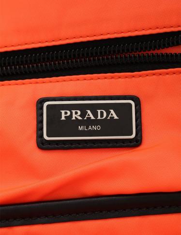 プラダ(PRADA)ワンショルダーバッグ|クロスボディバッグ|ナイロン|レザー|ラバー|ネイビー|オレンジ|黒|ハイブランド・ブランド専門の中古通販サイト(509793)