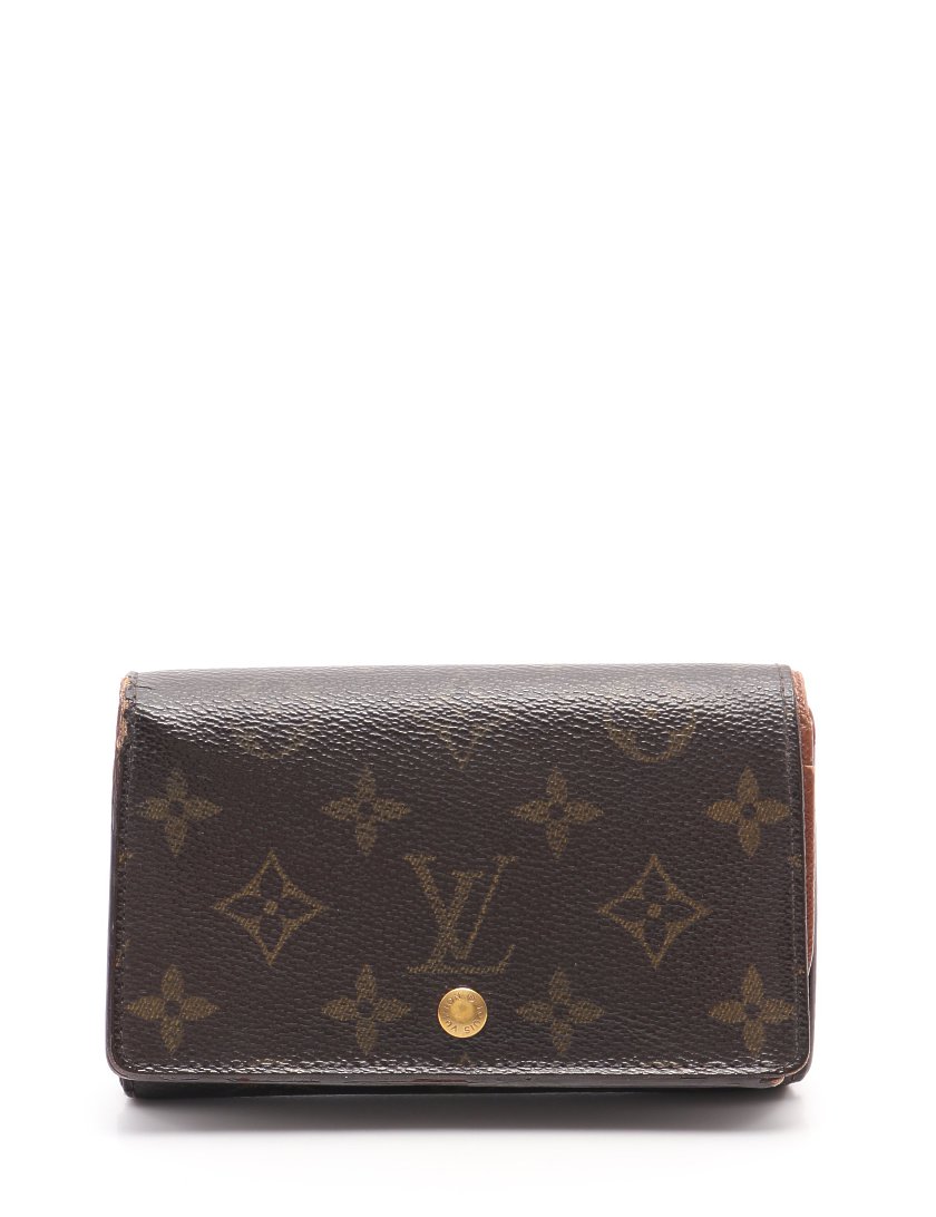 ルイヴィトン(LOUIS VUITTON)ポルトモネビエトレゾール|モノグラム|財布|PVC|レザー|茶|ハイブランド・ブランド専門の中古通販サイト(514974)
