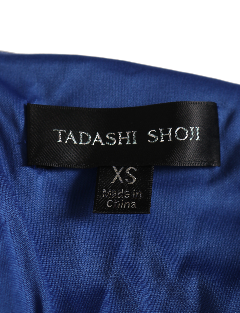 タダシショージ Tadashi Shoji ワンピース ロングドレス 青 マルチカラー グラデーション 19aw ハイブランド ブランド専門の中古通販サイト