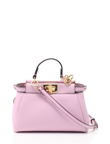 FENDI・バッグ・マイクロ ピーカブー ショルダーバッグ ナッパ