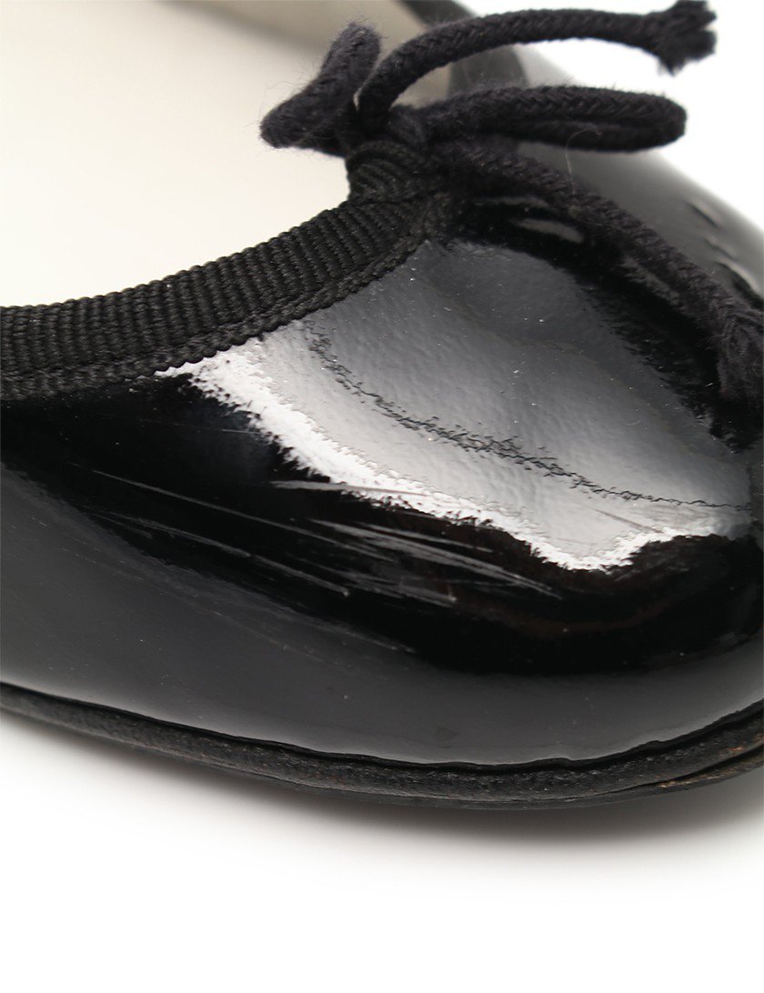 レペット(Repetto)バレエシューズ|フラットシューズ|エナメルレザー|黒|ハイブランド・ブランド専門の中古通販サイト(513942)
