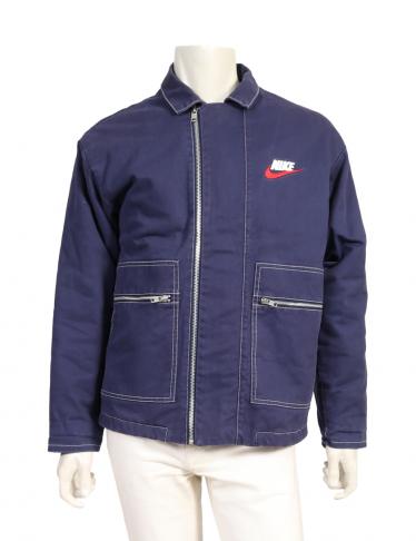 supreme nike double zip quilted work jacket