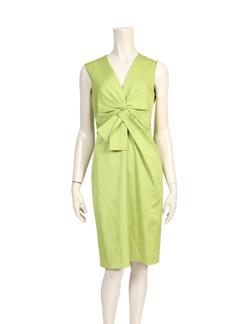 ポールカ Paule Ka ワンピース ノースリーブ 緑 ハイブランド ブランド専門の中古通販サイト