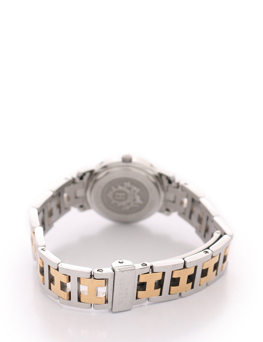 エルメス(HERMES)クリッパー|腕時計|レディース|腕時計|クオーツ|SS|GP|シルバー|ゴールド|コンビ|シェル文字盤|ハイブランド・ブランド専門の中古通販サイト(520139)
