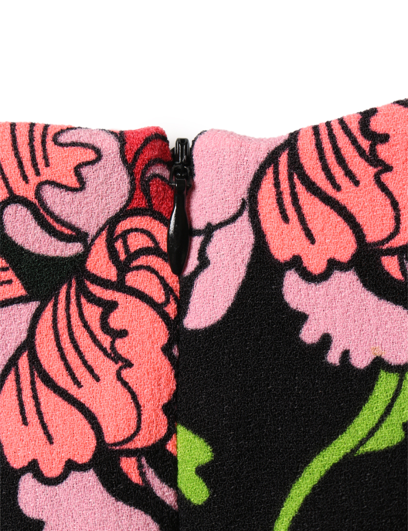 マヌーシュ Manoush ワンピース 花柄 黒 ピンク 黄緑 スパンコール ハイブランド ブランド専門の中古通販サイト