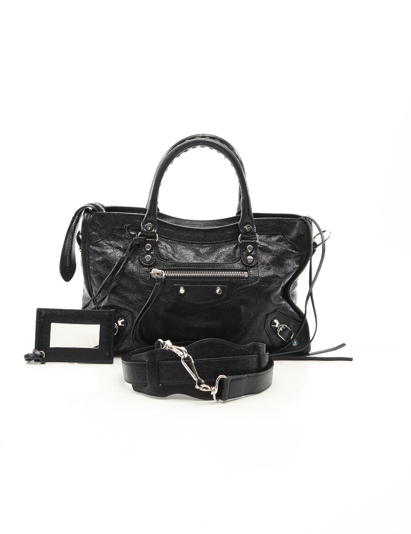 バレンシアガ(BALENCIAGA)クラシック|シティ|S|ハンドバッグ|レザー|黒|2WAY|ハイブランド・ブランド専門の中古通販サイト(523519)