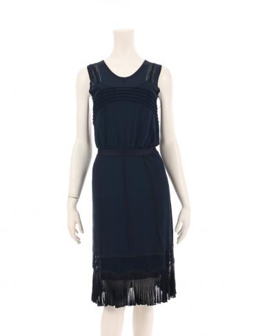 CHANEL・ワンピース・ココマーク ワンピース ノースリーブ ネイビー