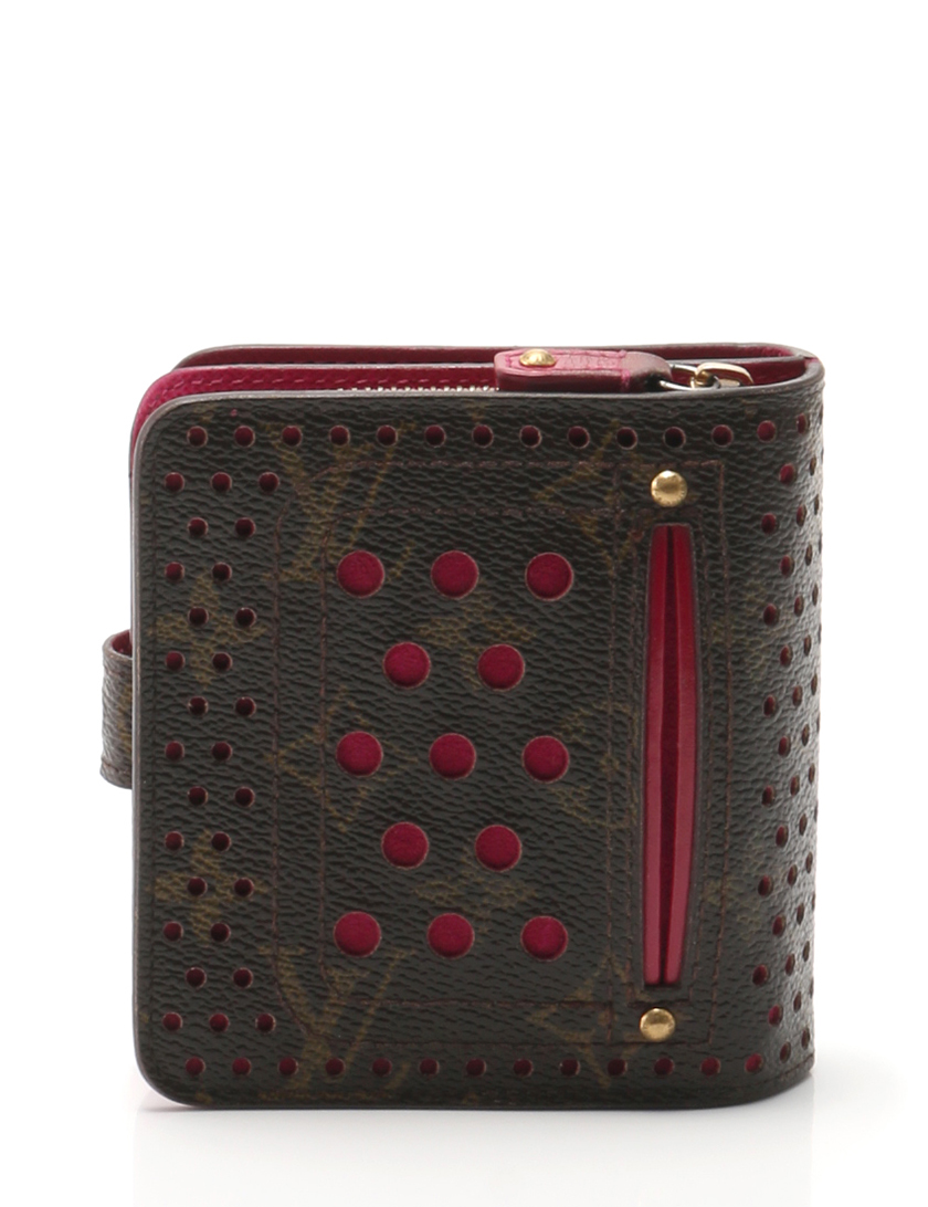 ルイヴィトン(LOUIS VUITTON)コンパクトジップ|2つ折り財布|モノグラムペルフォ||ハイブランド・ブランド専門の中古通販サイト(40718)