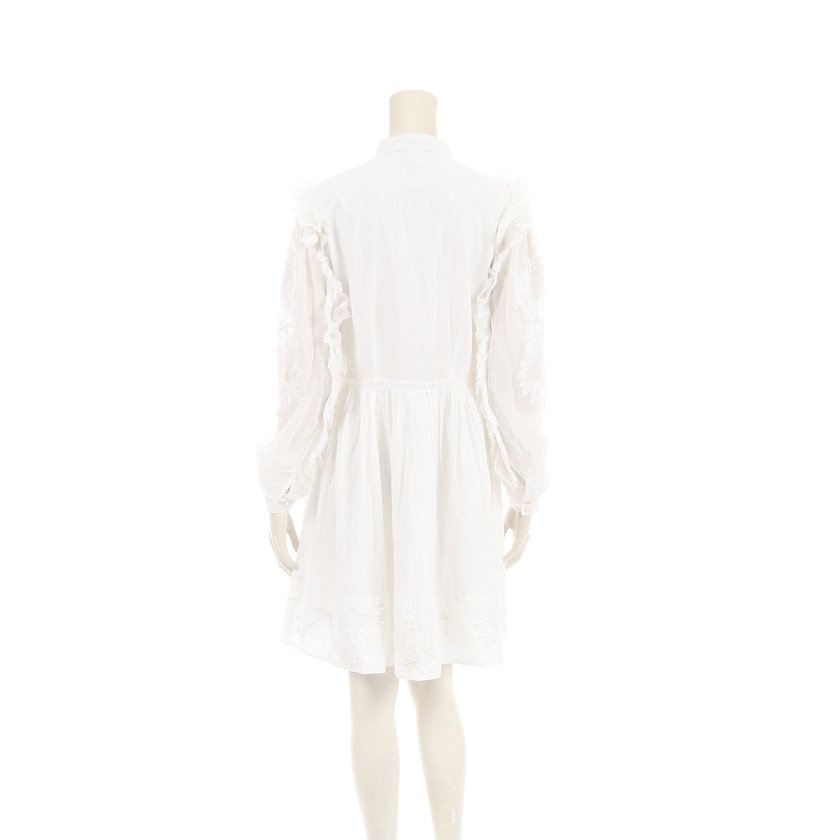 マイケルマイケルコース Michael Michael Kors シャツワンピース 白 ビーズ装飾 ハイブランド ブランド専門の中古通販サイト