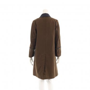 トリココムデギャルソン Tricot Comme Des Garcons コート コットン カーキ ヴィンテージ加工 ハイブランド ブランド専門の中古通販サイト