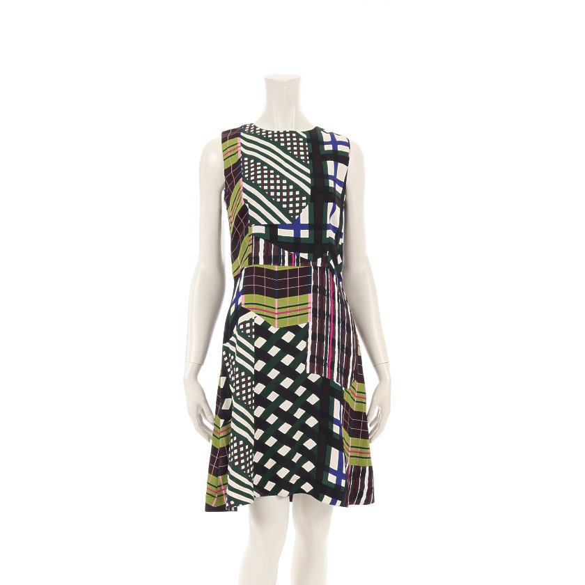 マルニ Marni ワンピース ノースリーブ マルチカラー ハイブランド ブランド専門の中古通販サイト 5477