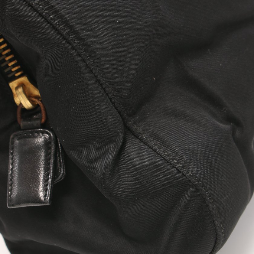 プラダ(PRADA)|チェーントートバッグ|ナイロン|レザー|黒 ...
