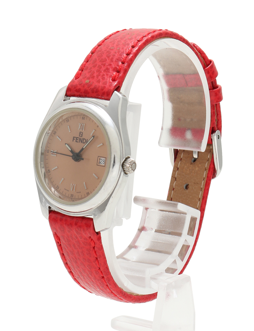 フェンディ Fendi Orologi 腕時計 クオーツ デイト付 赤 ハイブランド ブランド専門の中古通販サイト 41876