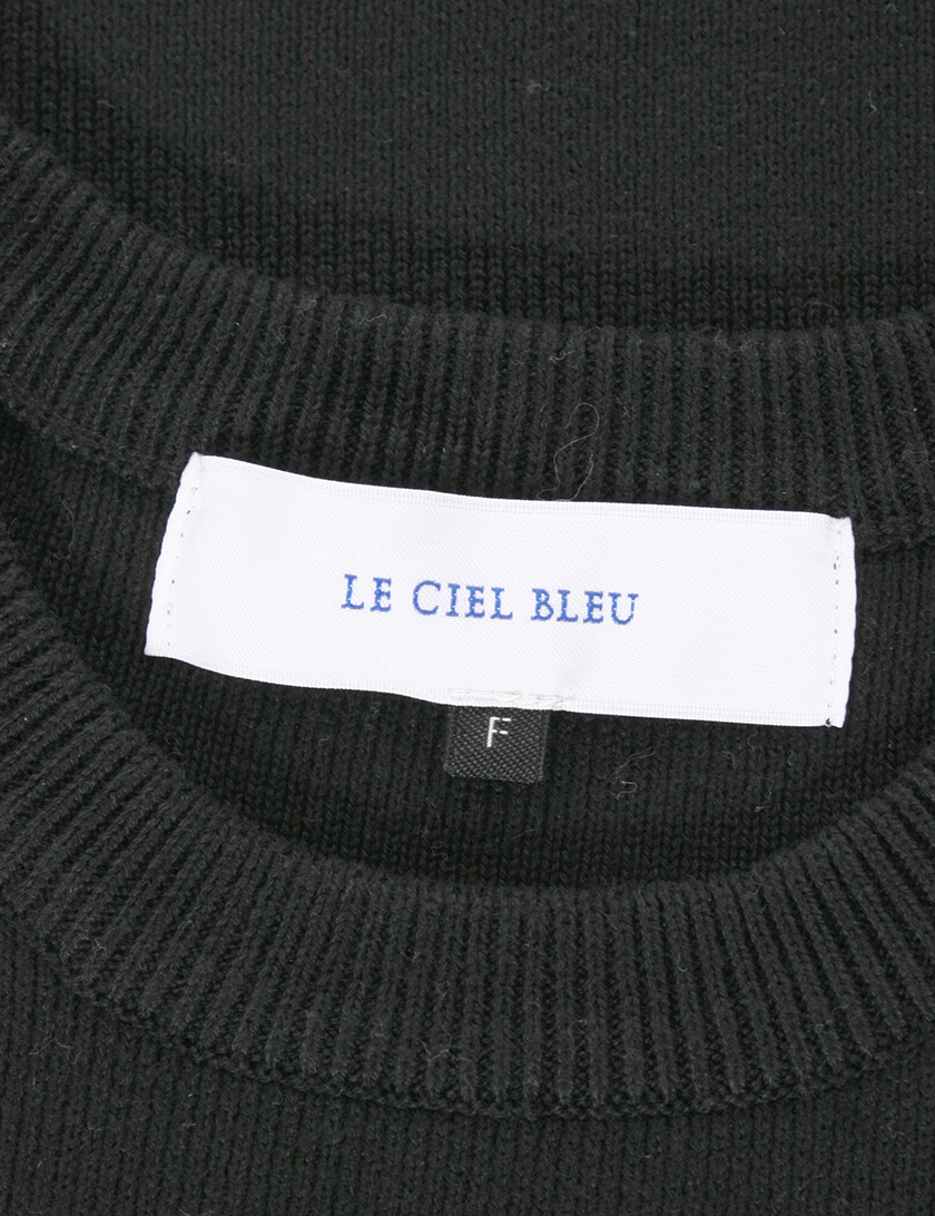 ルシェルブルー Le Ciel Bleu コットン レース ワンピース 黒 ハイブランド ブランド専門の中古通販サイト 384